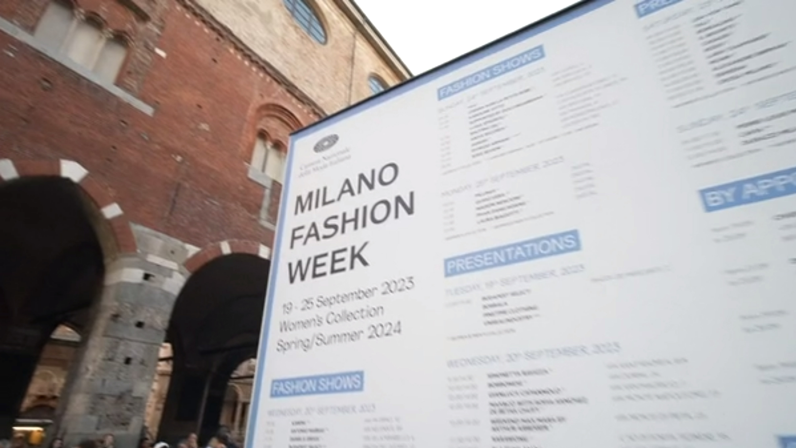 Milano Fashion Week Women's Spring Summer 2023 Schedule - DSCENE